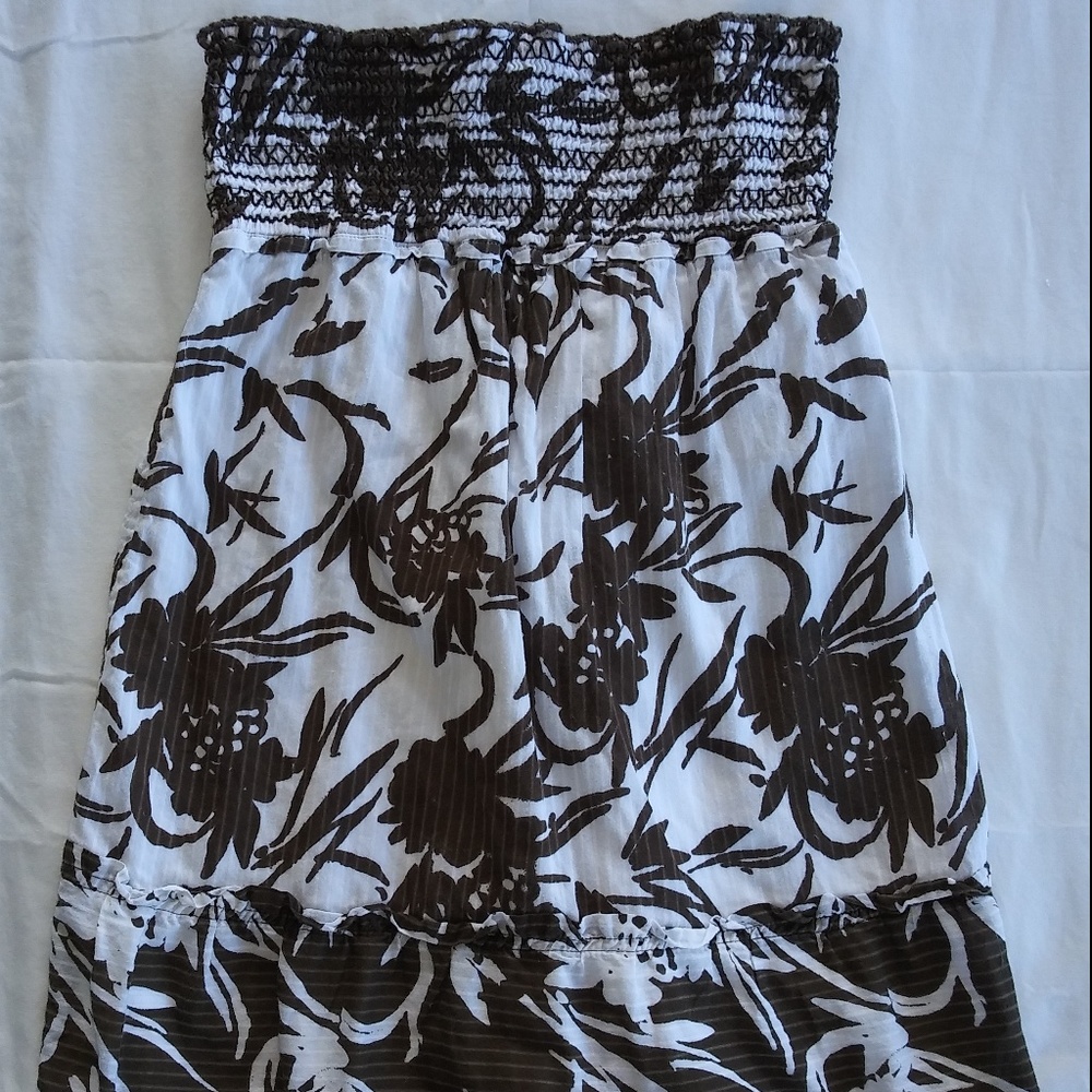 A&F Vintage Strapless Dress Lined